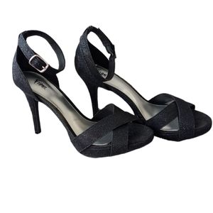 Ankle Strap Open Toe Heels